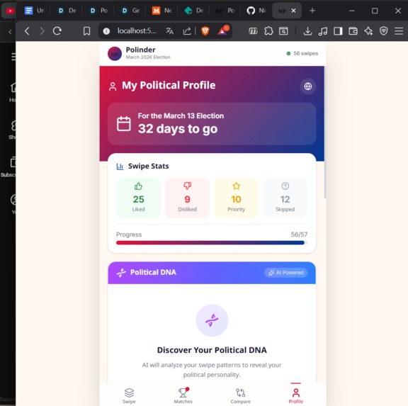 Polinder (Politics/Politician + Tinder)  – screenshot 6