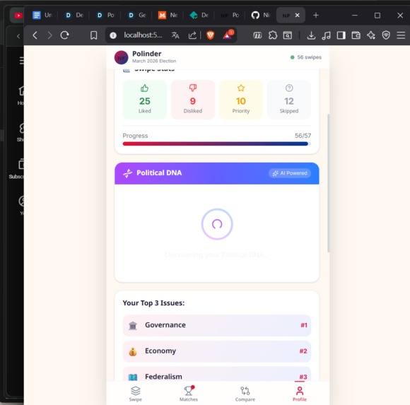 Polinder (Politics/Politician + Tinder)  – screenshot 7