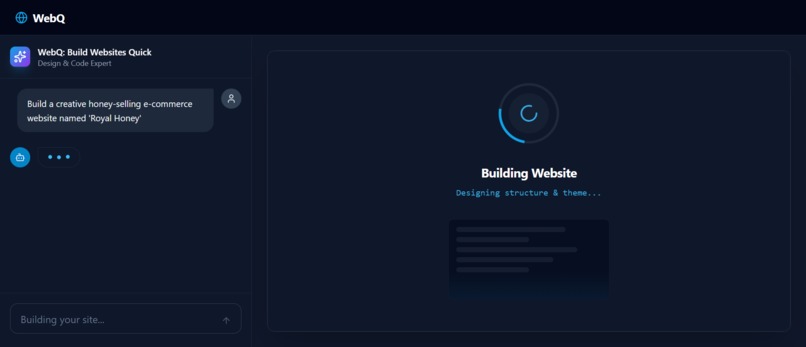 WebQ: Build Websites Quick – screenshot 3