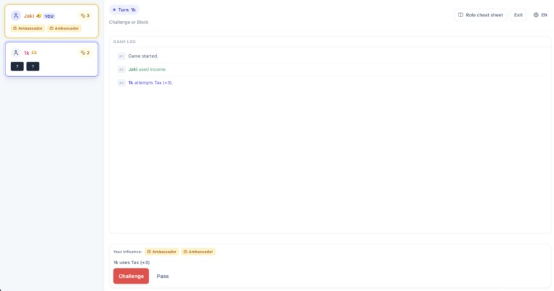 Coup – screenshot 3
