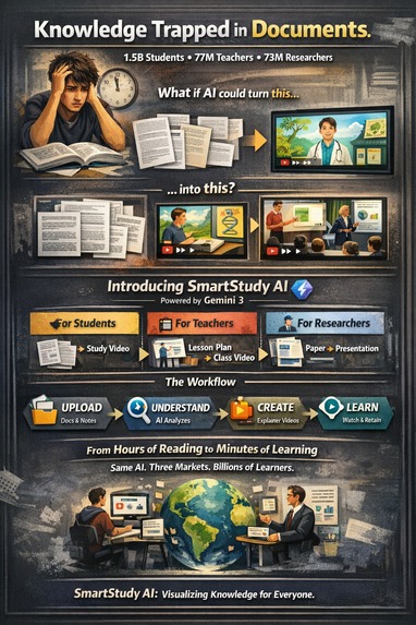 SmartStudy AI - Document to Video Learning – screenshot 1