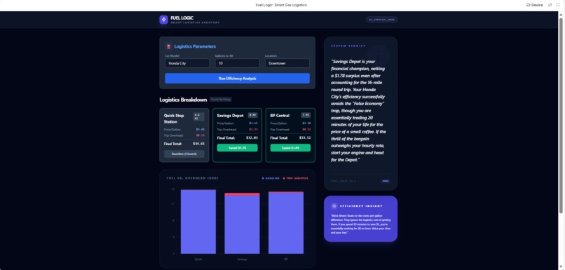 Fuel Logic – screenshot 1