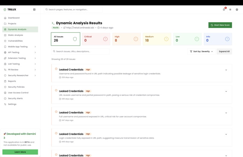 TRILUX – screenshot 2