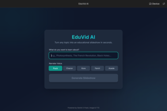 EduVid AI