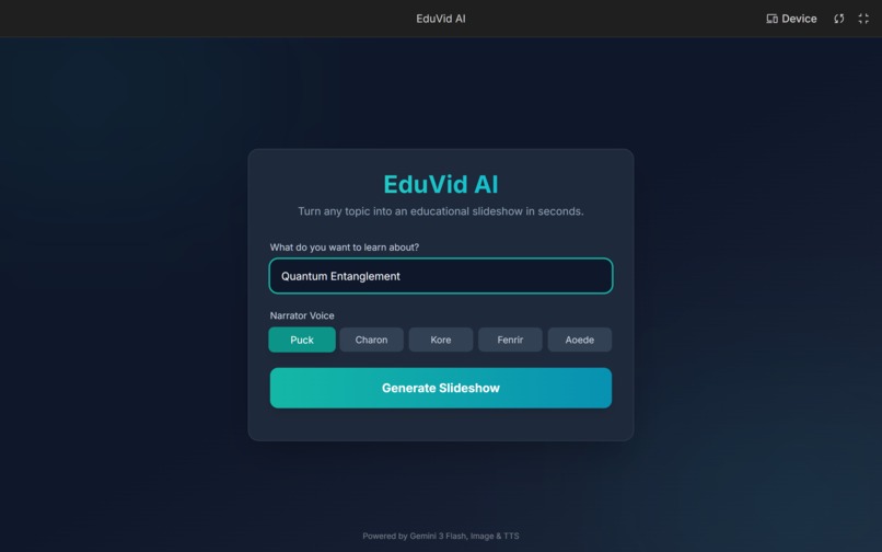 EduVid AI – screenshot 2
