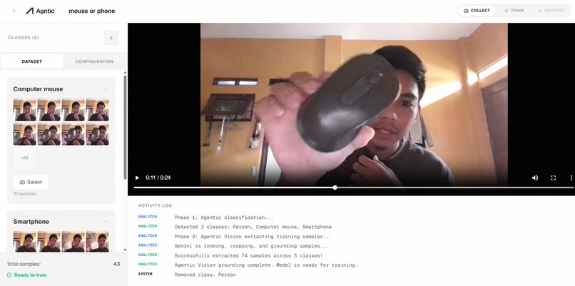 Agntic: Agentic Video-to-Classifier Studio – screenshot 5