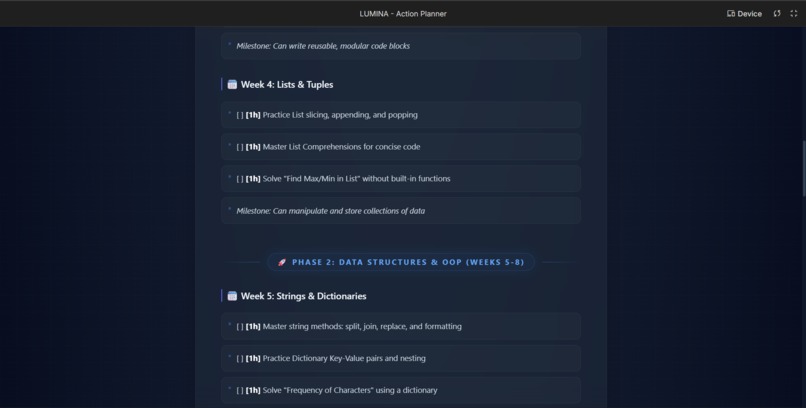 LUMINA – screenshot 3