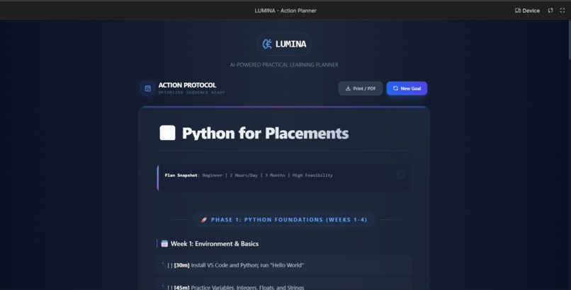 LUMINA – screenshot 2