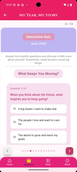 My Year, my Story – screenshot 7