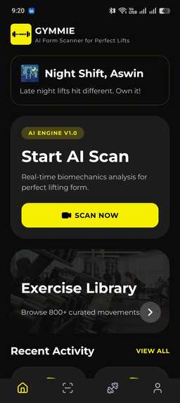 Gymmie - AI Form Scanner – screenshot 2