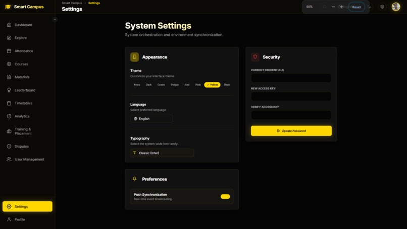 Smart Campus – screenshot 1