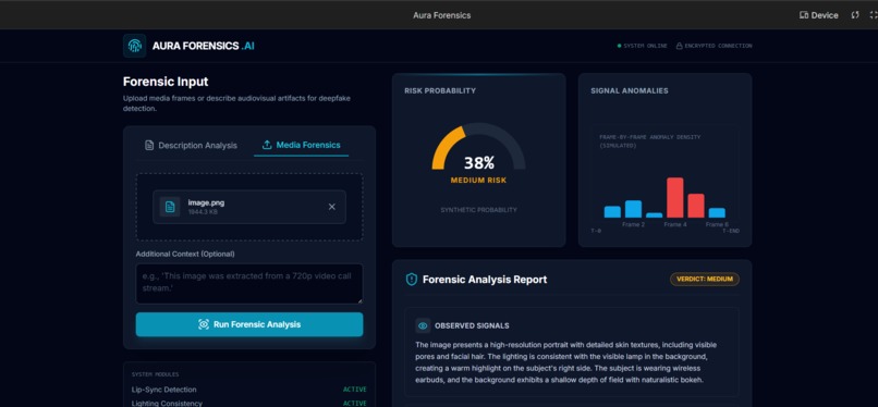 Aura Forensics – screenshot 2