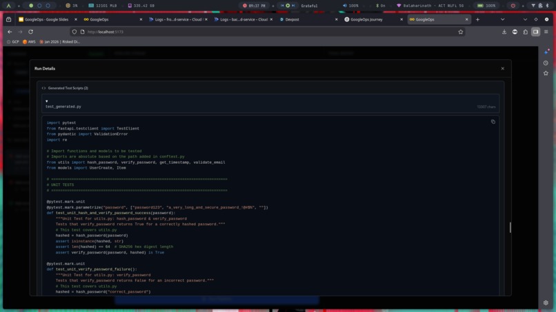 GoogleOps - Agentic AI QA CI/CD Pipelines – screenshot 13