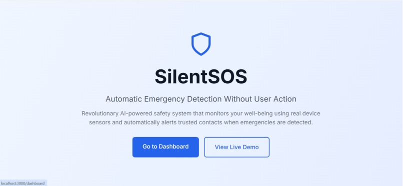 SilentSOS–Automatic Emergency Detection Without User Action – screenshot 2