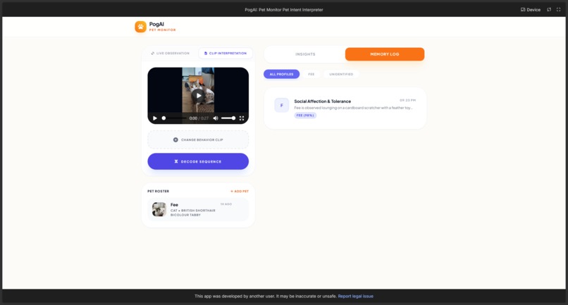 PogAI - Track Your Pets Behavior – screenshot 4