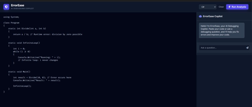 ErrorEase – screenshot 1