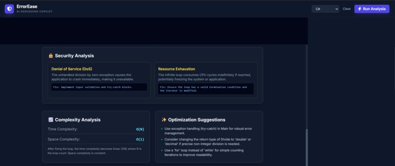 ErrorEase – screenshot 3