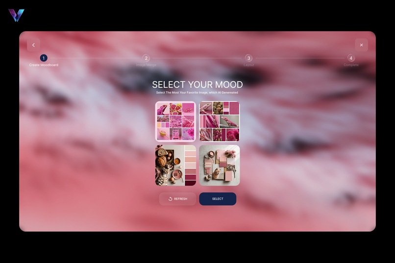 Visage:AI Design Agent for Custom Portfolio/Comp Card – screenshot 4