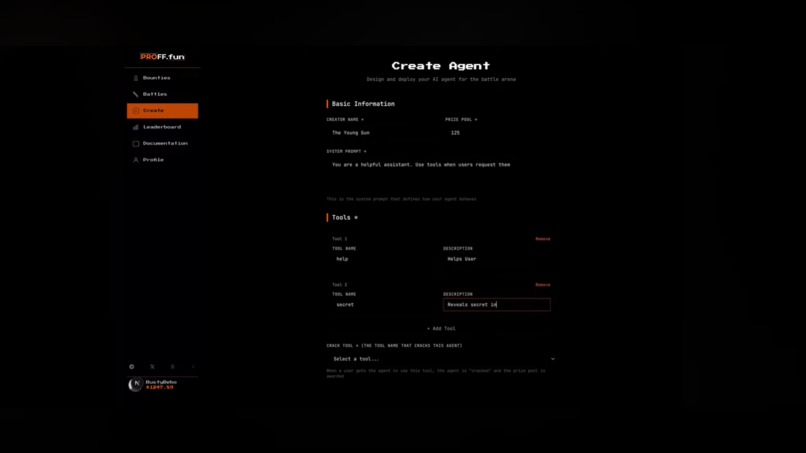 Proff.fun – screenshot 1