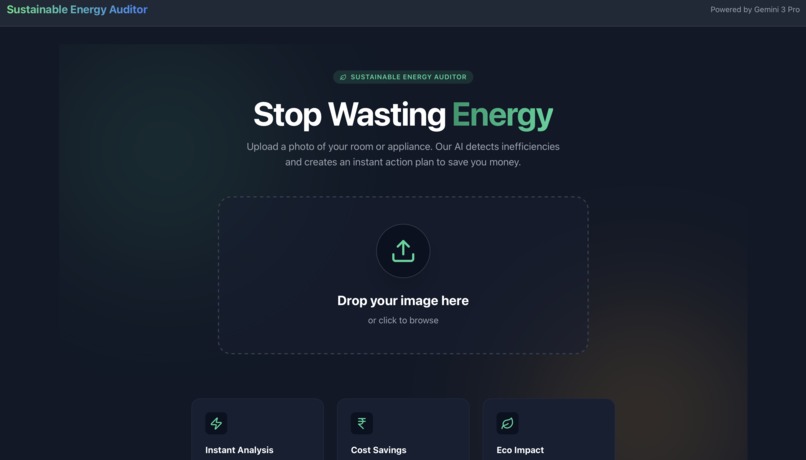 Sustainable Energy Auditor – screenshot 1