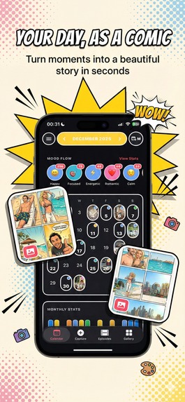 ComiCal: Turn Days Into Comics – screenshot 2