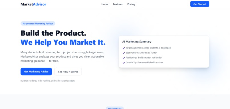 MarketAdvisor – screenshot 1
