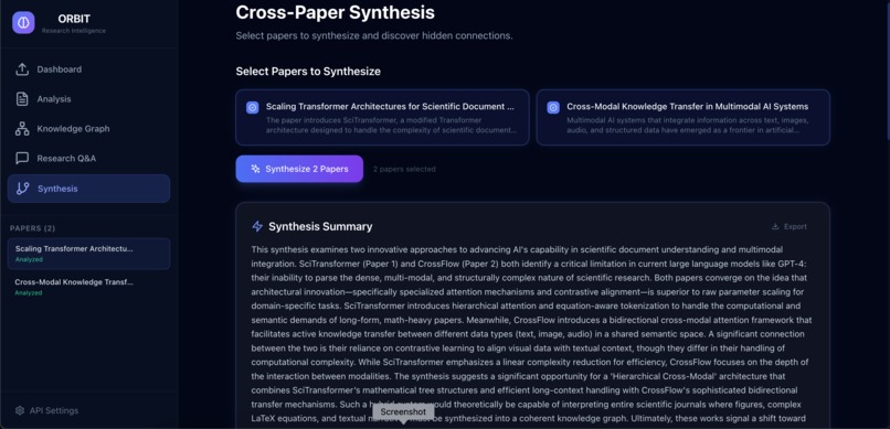 ORBIT — Open Research Breakthrough Intelligence Tool – screenshot 5