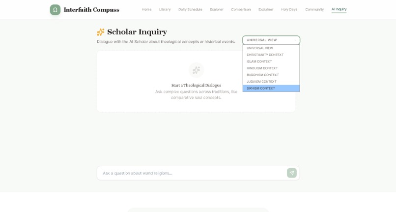 Interfaith Compass – screenshot 1