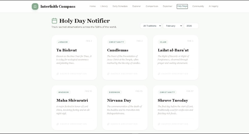 Interfaith Compass – screenshot 5