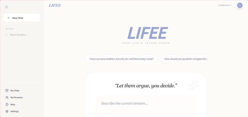 LIFEE – screenshot 1
