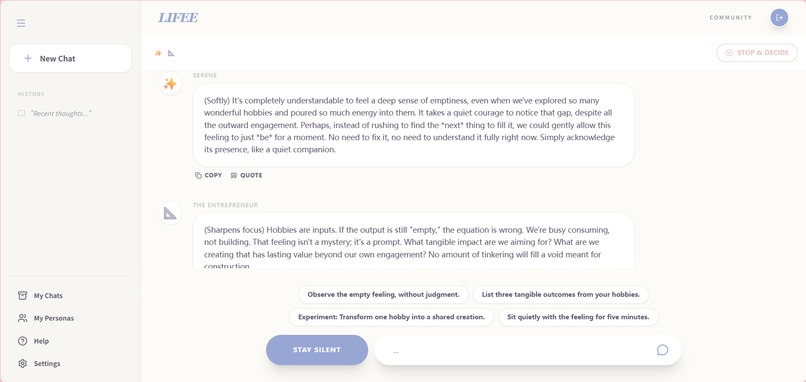 LIFEE – screenshot 3
