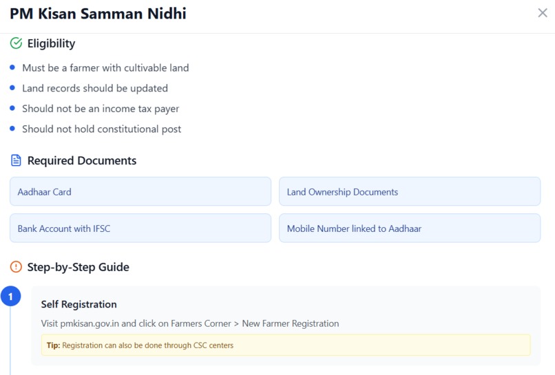 Smart Govern Scheme Awareness & Deadline Filtration Platform – screenshot 5