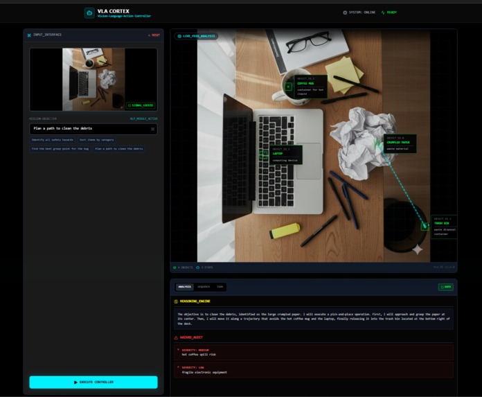 VLA-Cortex: Semantic Spatial Controller – screenshot 1