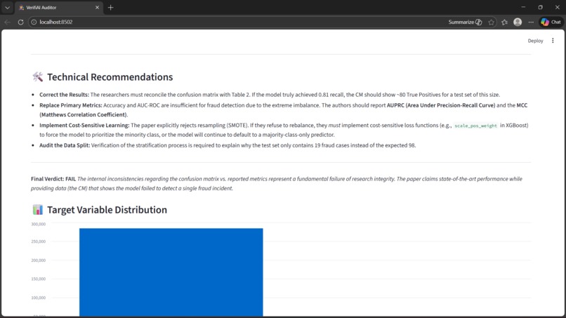 VerifiAI — The Research Integrity Auditor – screenshot 2