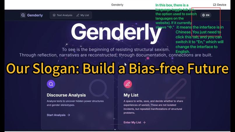 Genderly – screenshot 1
