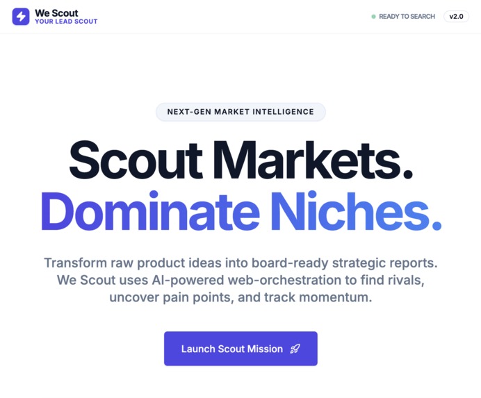 We Scout – screenshot 1