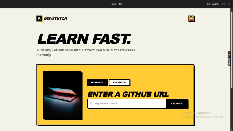 RepoTutor – screenshot 1