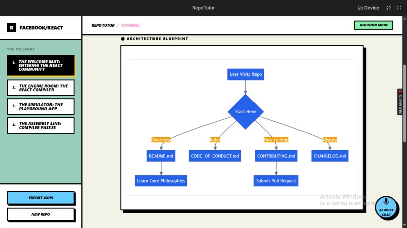 RepoTutor – screenshot 2