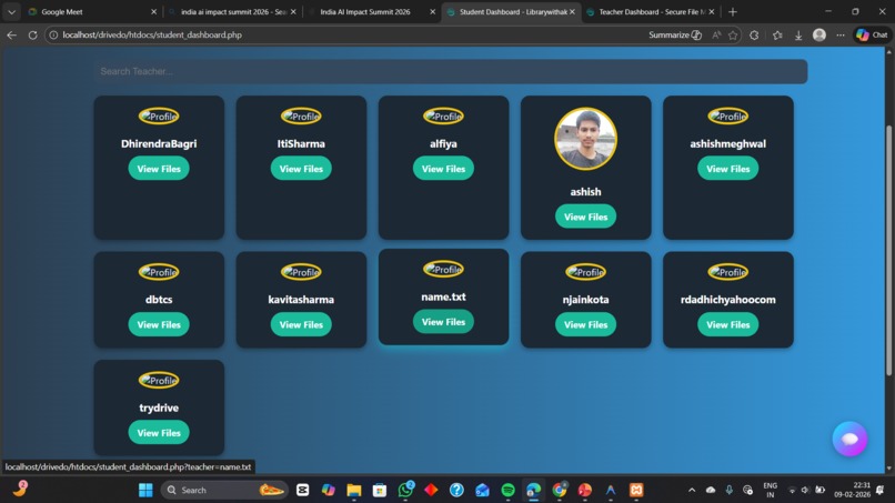 EduShare – Smart Educational File Sharing Platform – screenshot 8
