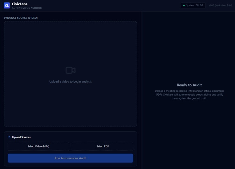 CivicLens – screenshot 2