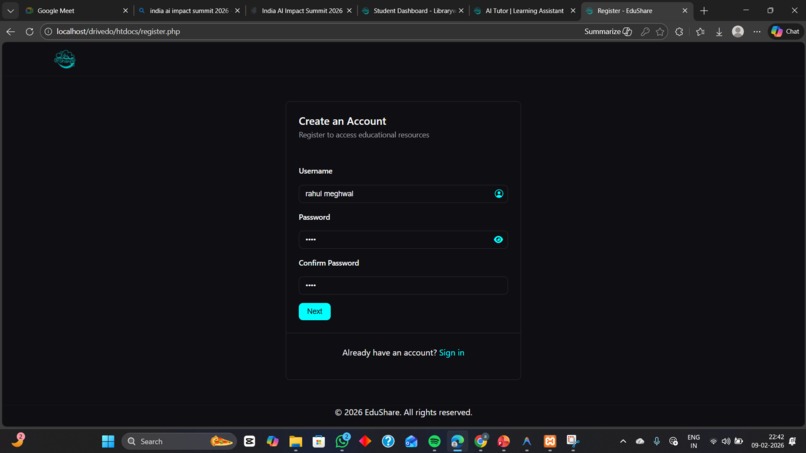 EduShare – Smart Educational File Sharing Platform – screenshot 2