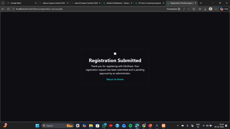 EduShare – Smart Educational File Sharing Platform – screenshot 4