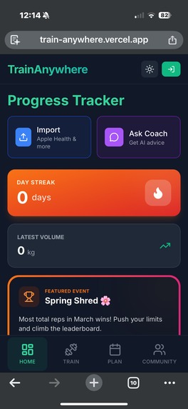 Train Anywhere – screenshot 2