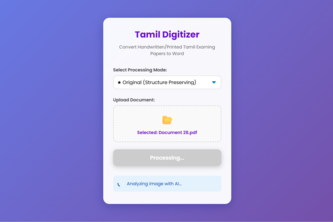 Tamil Digitalizer