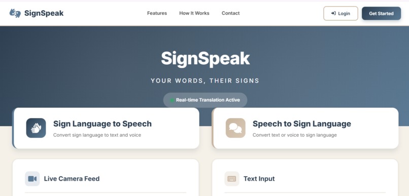 SignSpeak – screenshot 2
