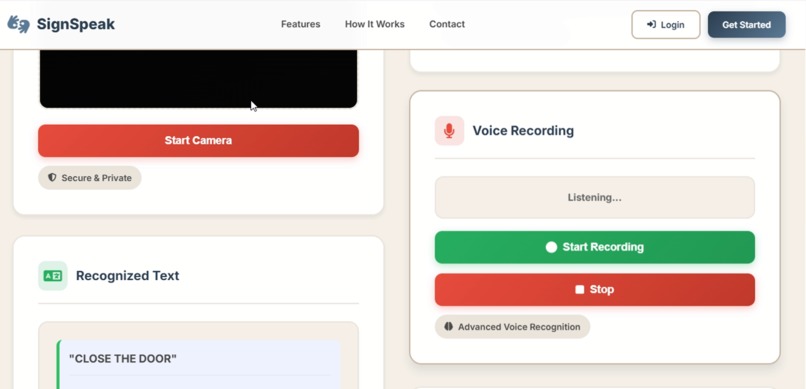 SignSpeak – screenshot 3