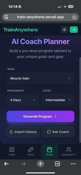 Train Anywhere – screenshot 4