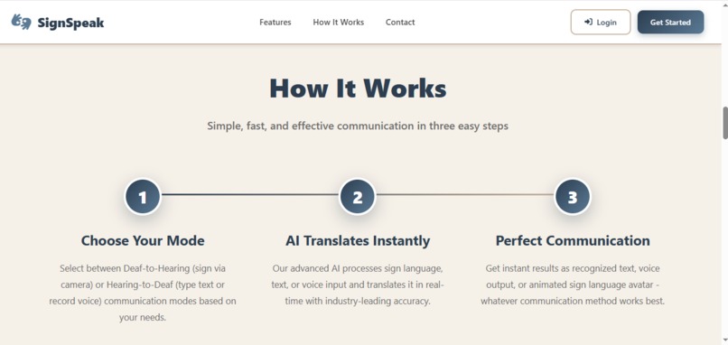 SignSpeak – screenshot 1