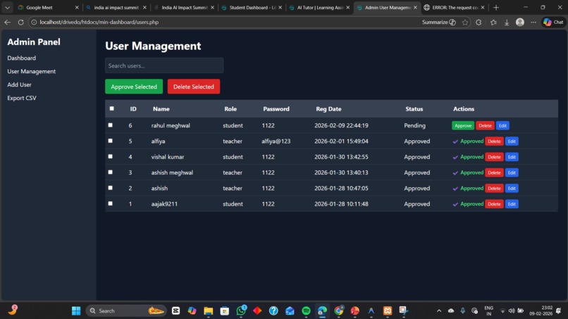 EduShare – Smart Educational File Sharing Platform – screenshot 7
