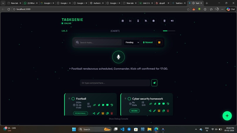 TaskGenie – screenshot 1